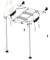  REDCORD WORKSTATION PROFESSIONAL WALL STAND 3 apparat